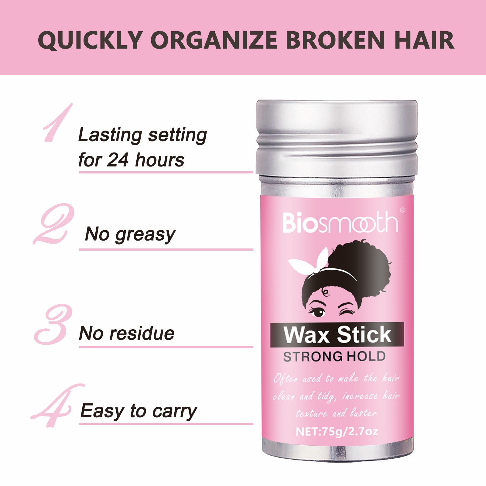 Biosmooth hair wax stick