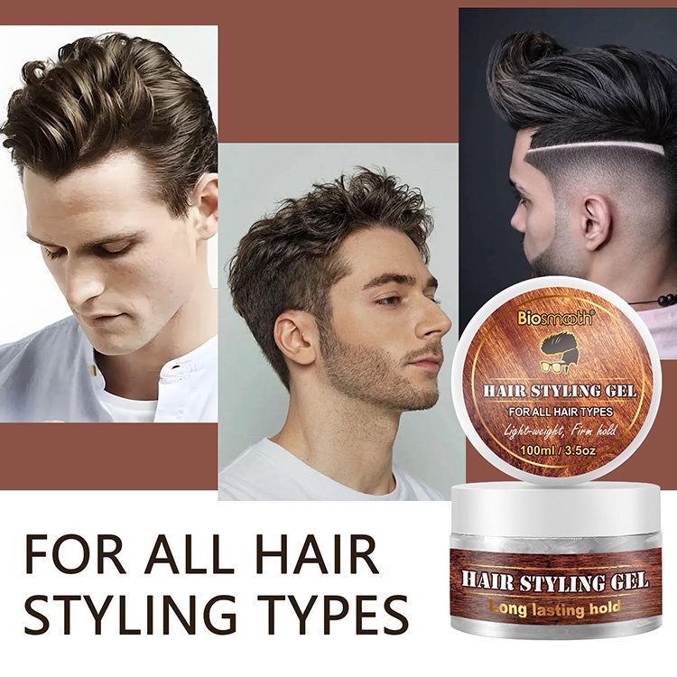 Biosmooth hair styling gel for men