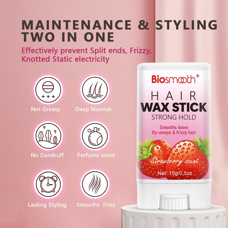 Biosmooth travel size hair wax stick