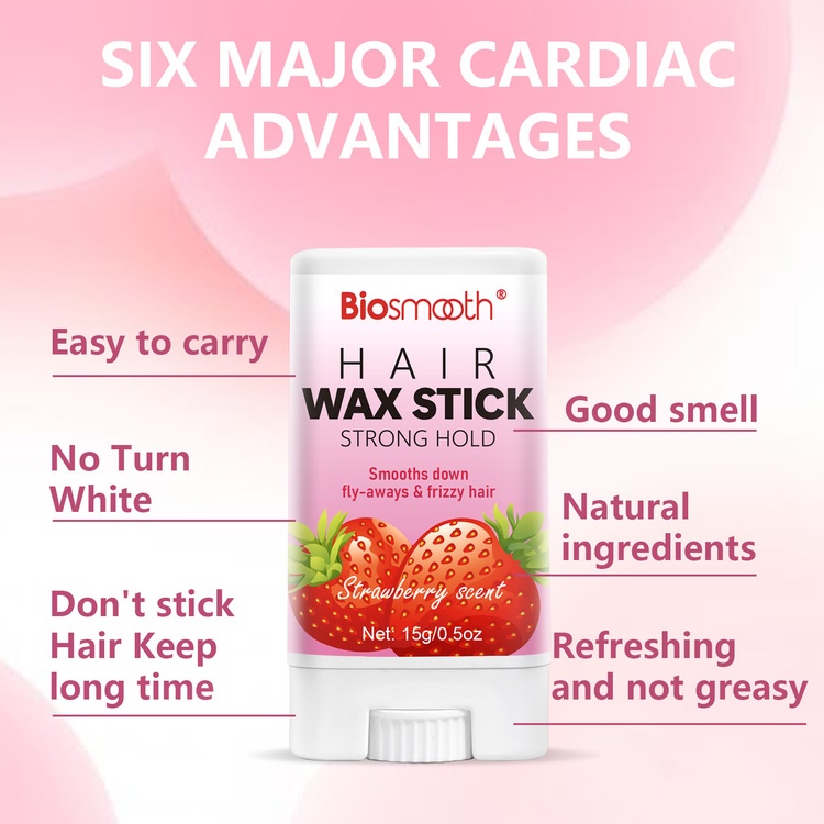 Biosmooth travel size hair wax stick