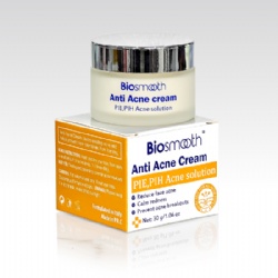 Biosmooth Anti Acne Cream 30g PIE PIH Solution Reduce Acne Calm Redness Prevent Breakouts For All Skin Types